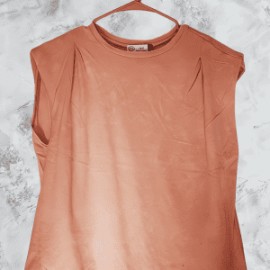 Blusa para Dama Sin Manga Color Durazno C&A