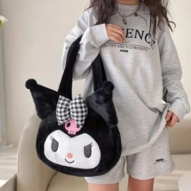 Bolso de Mano Afelpado Premium Kuromi